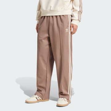 ADIDAS ORIGINALS Baggy Trousers 'Adicolor Firebird' in Brown: front