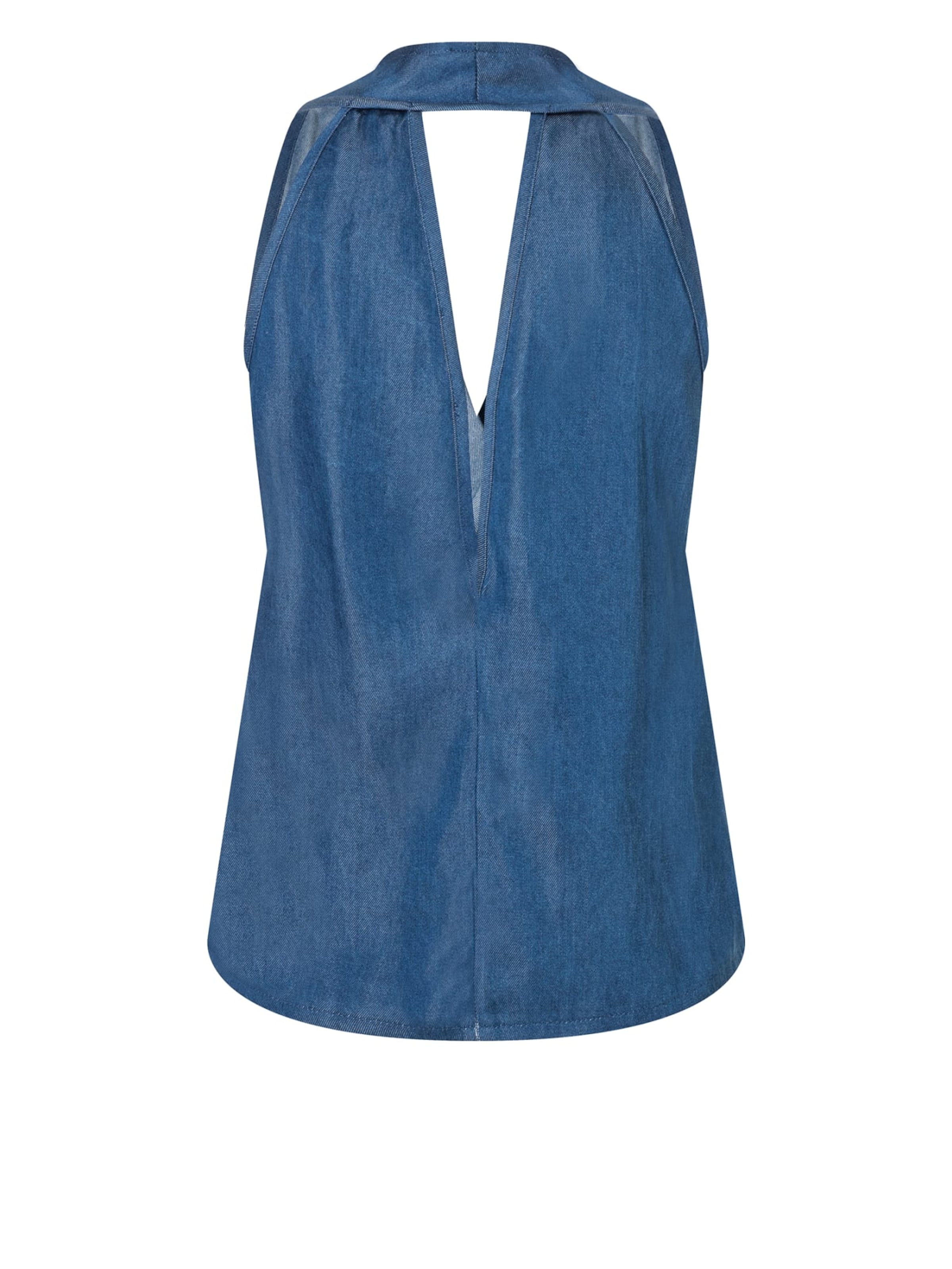 Ana Alcazar Top 'Drena' in Blau