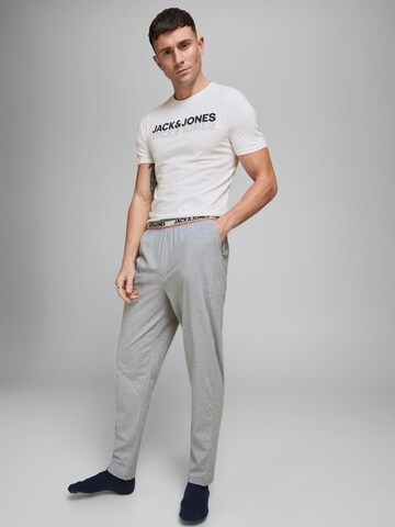 Pyjama long JACK & JONES en gris : devant