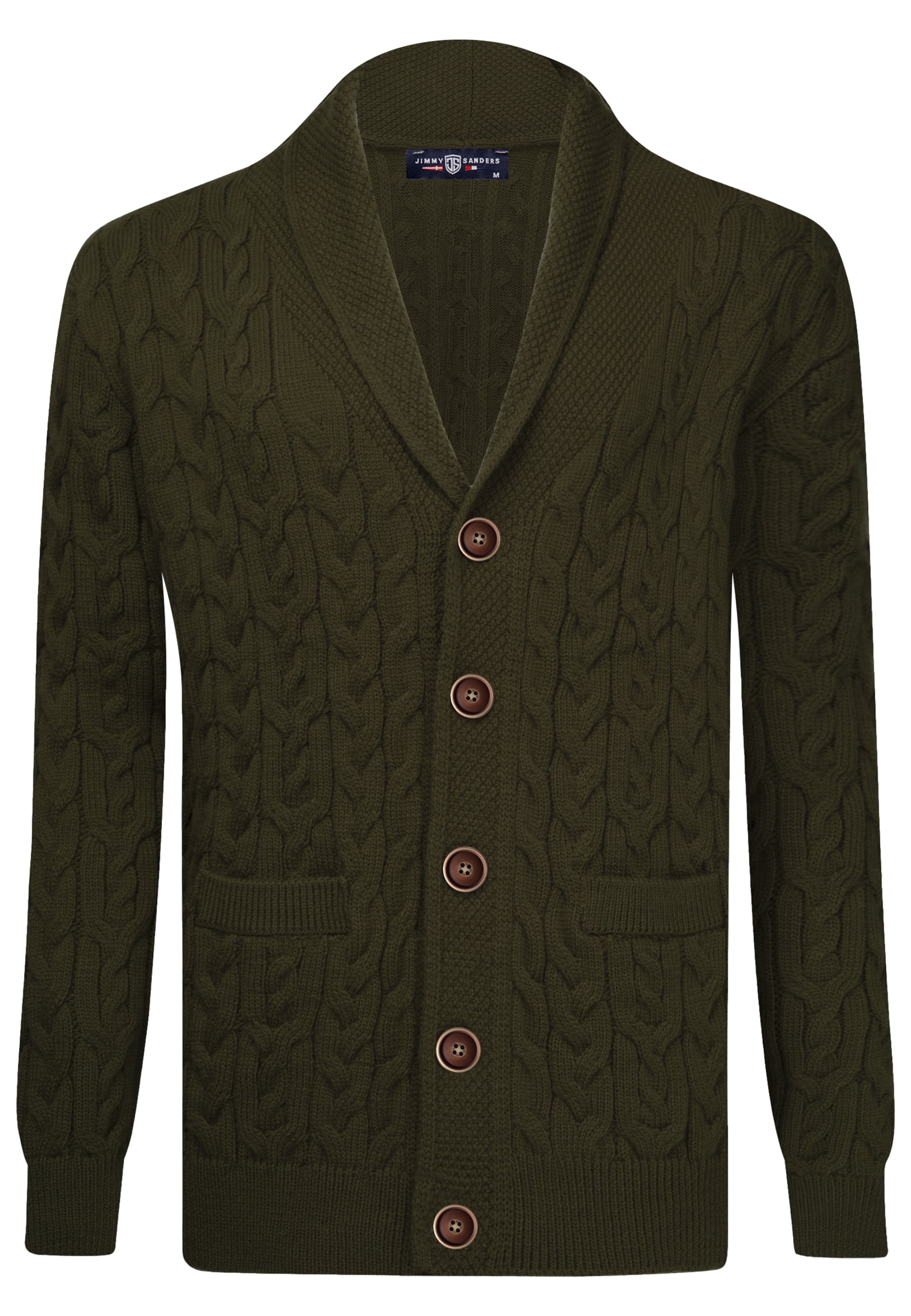 Jimmy Sanders Pulóver - zöld: elől