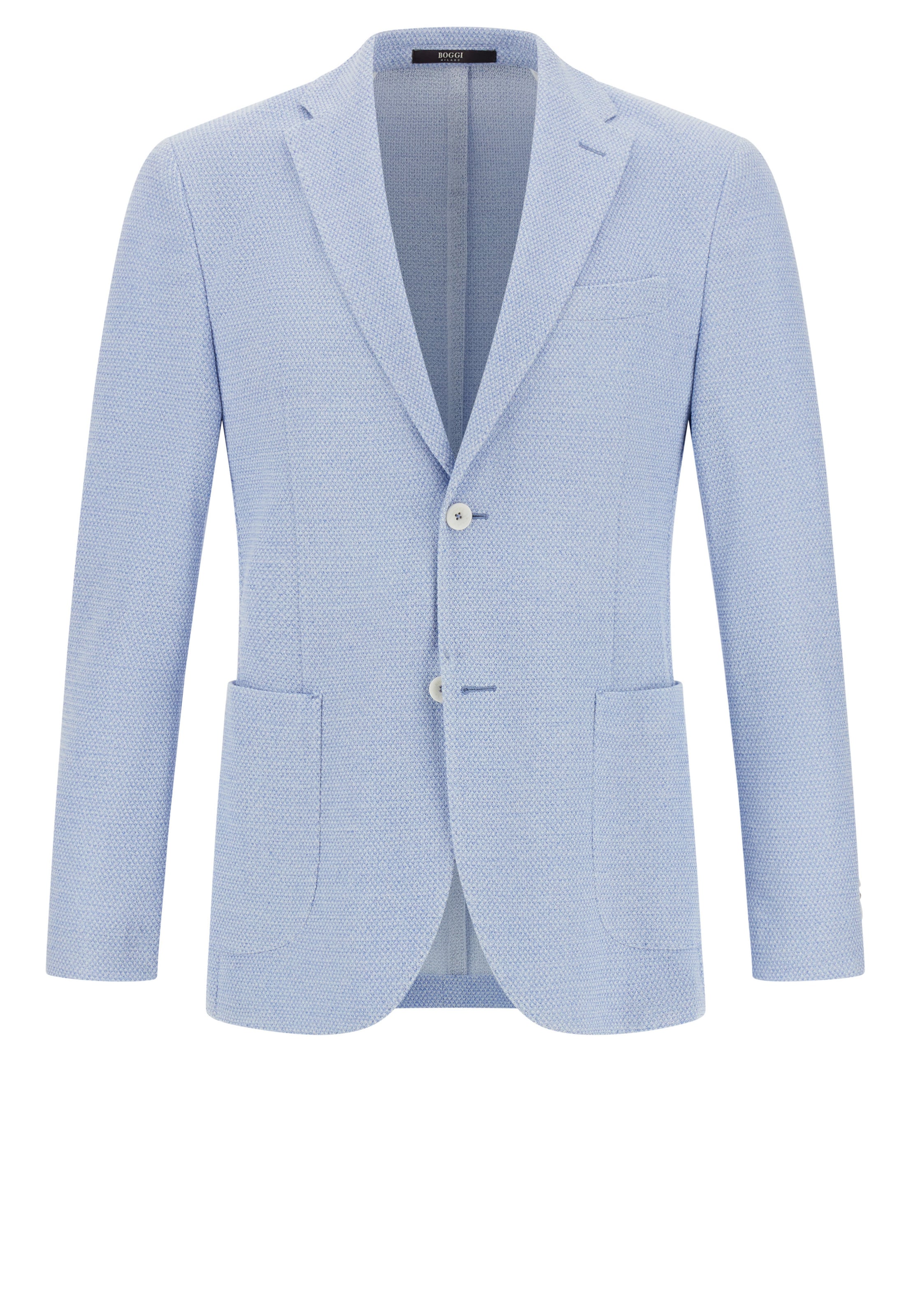 Coupe slim Veste de costume Boggi Milano en bleu : devant