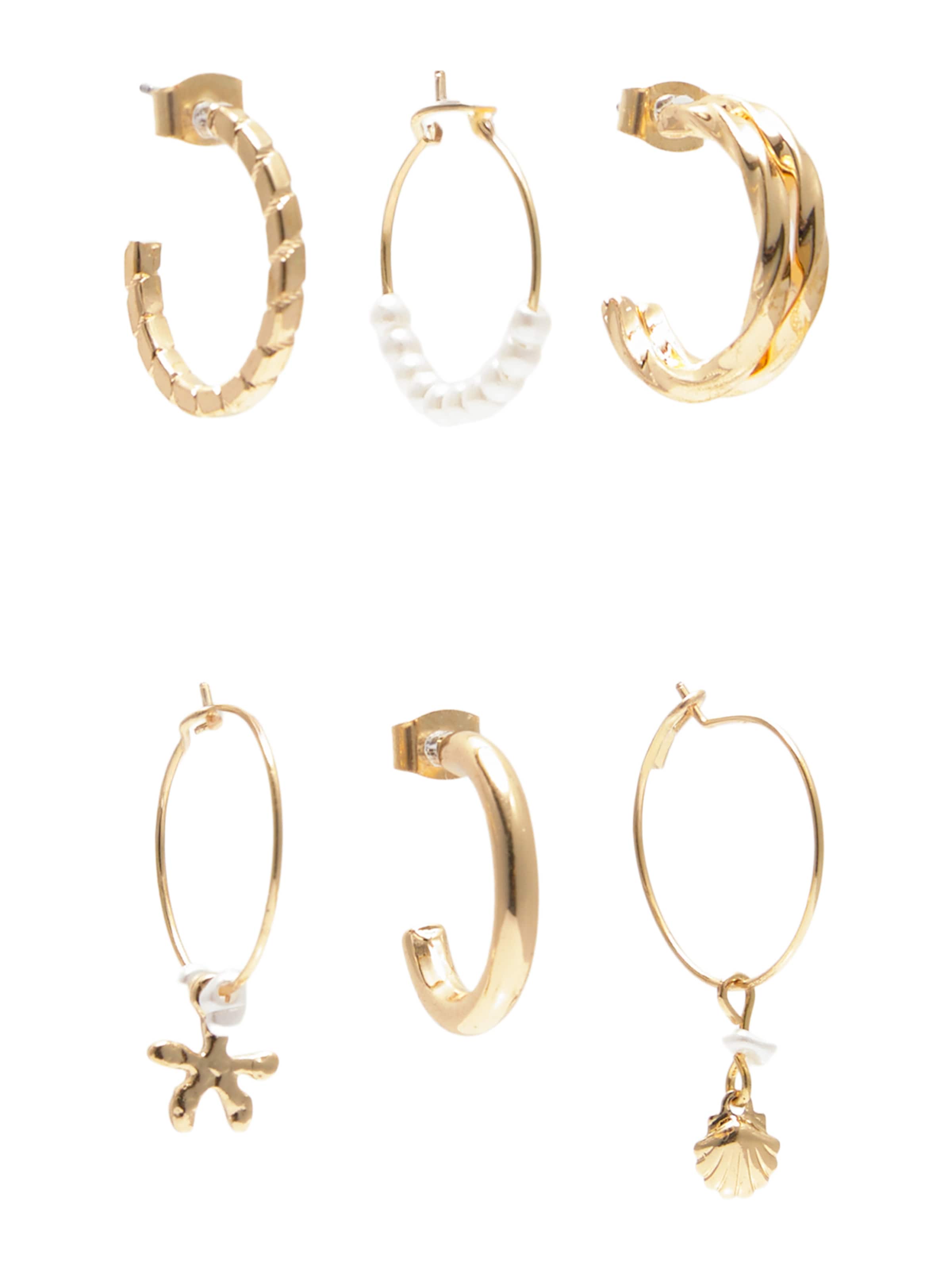 Pull&Bear Uhani | zlata barva, Prikaz izdelka