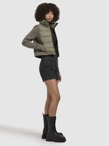 Veste mi-saison khujo en vert