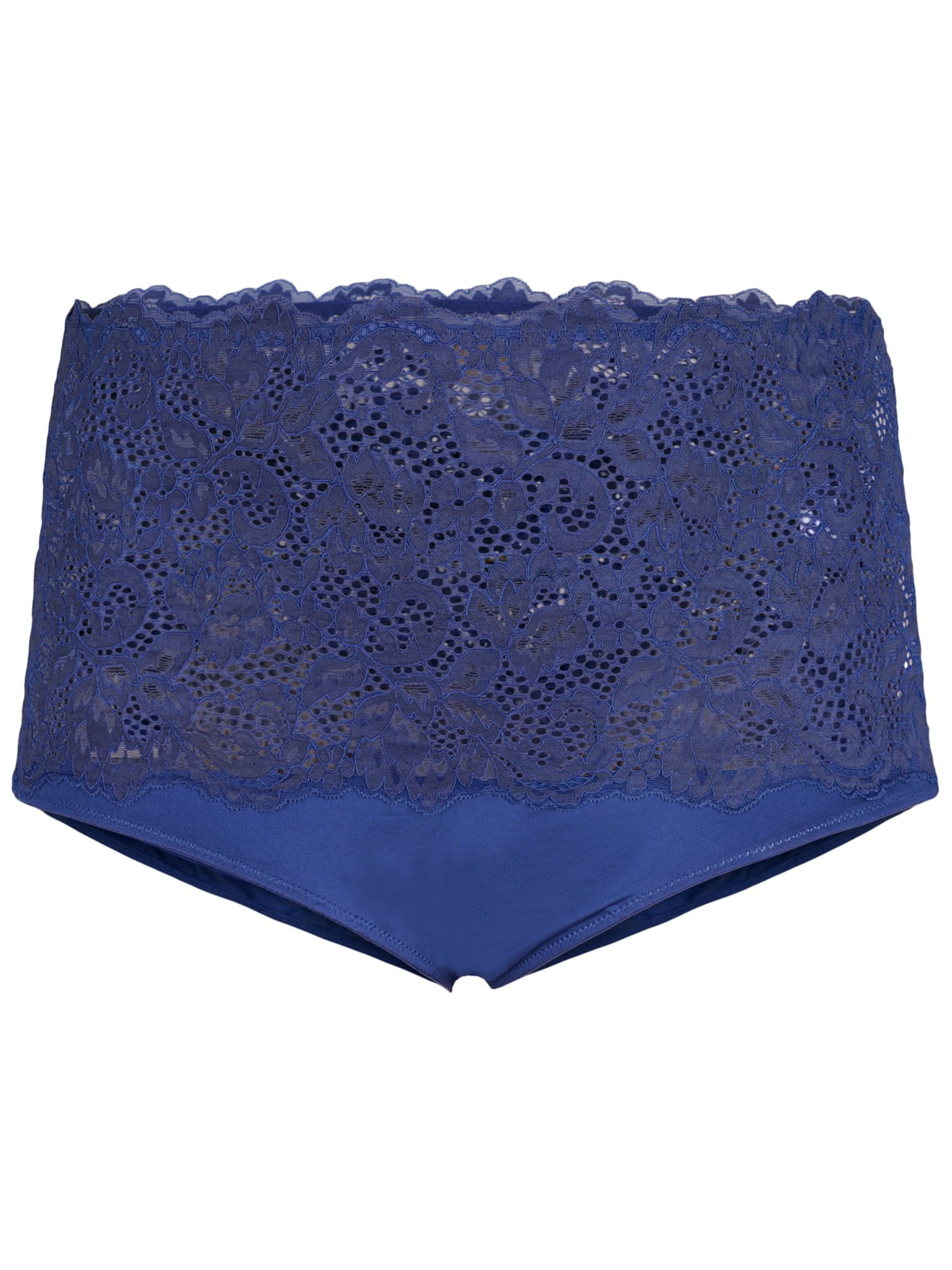 Devoted by Zizzi Panty 'Laisa' in Blau: Vorderseite