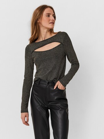 VERO MODA Shirt 'Celina' in Zwart: voorkant