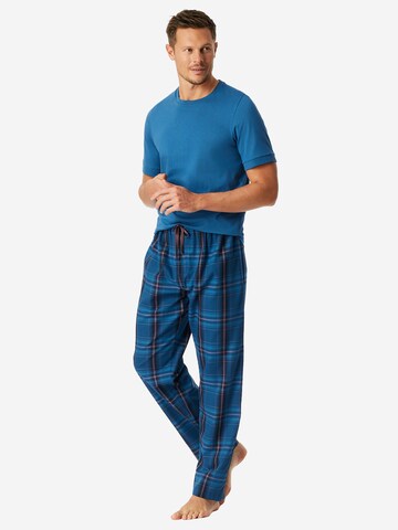 SCHIESSER Pyjamabroek 'Mix + Relax' in Blauw