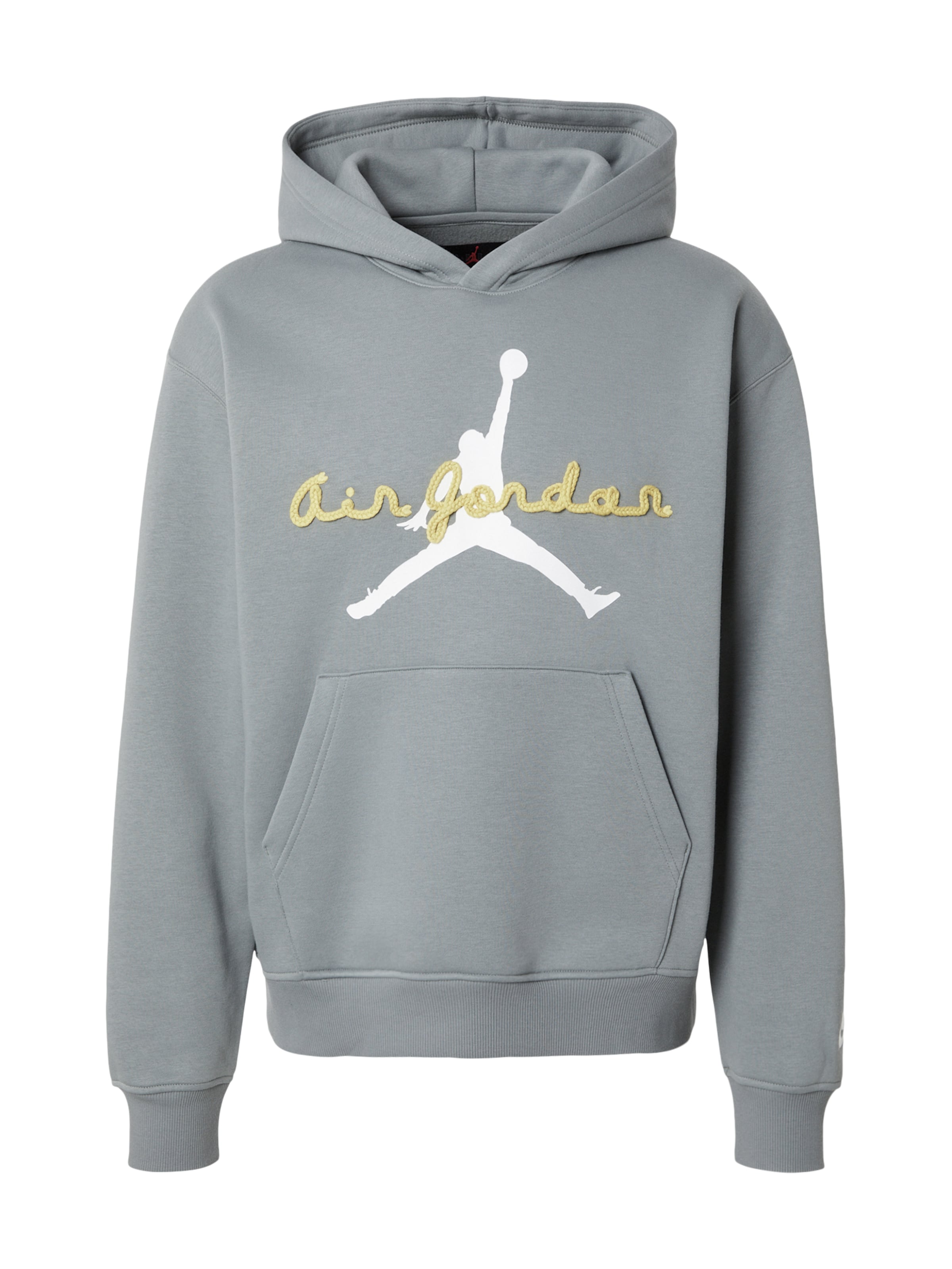 Bluză de molton 'BRK FLC' de la Jordan pe verde: față