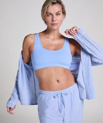 Hunkemöller Bustier BH 'Dianne' in Blauw