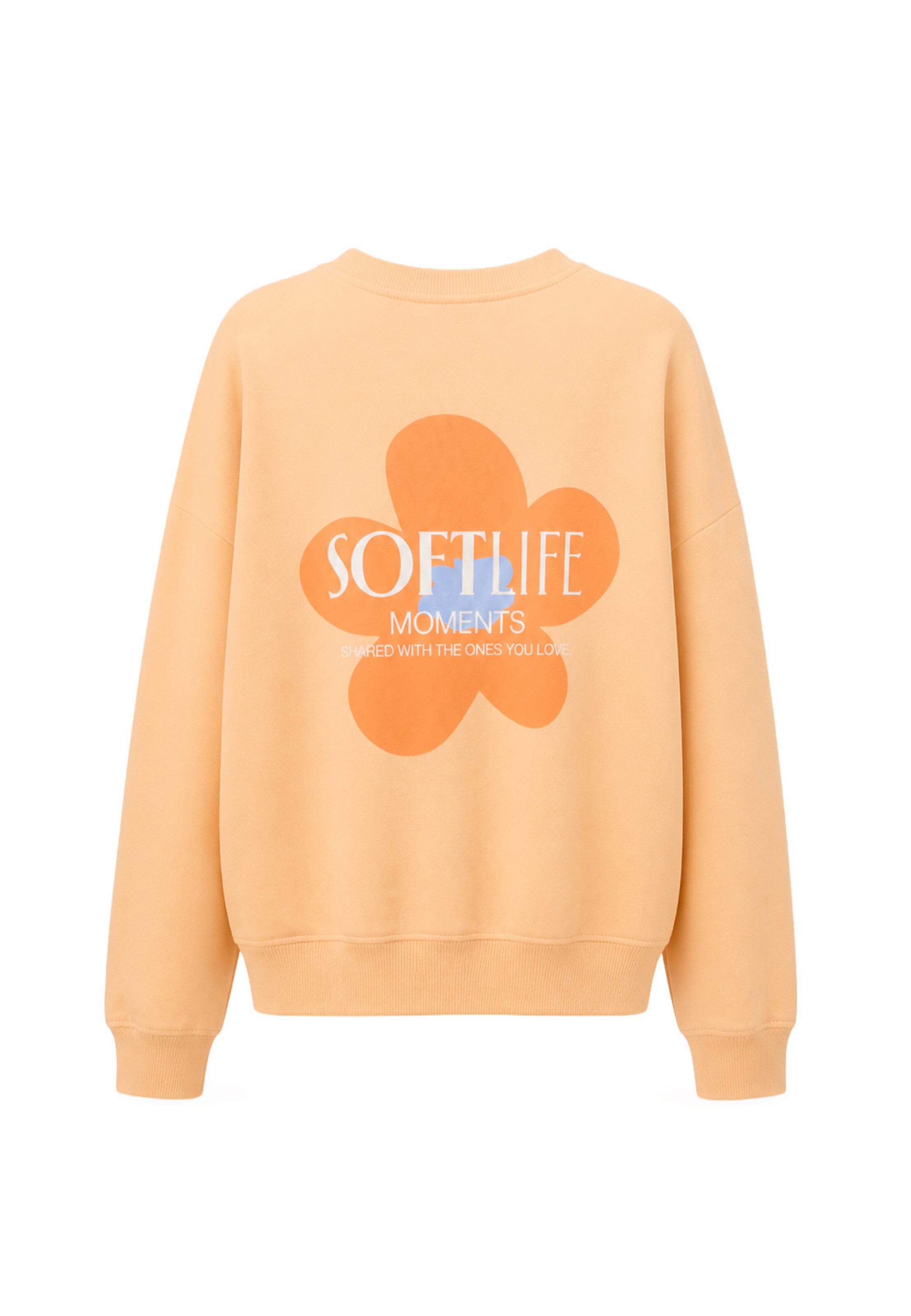 OH APRIL Sweatshirt 'Soft Life' in Orange