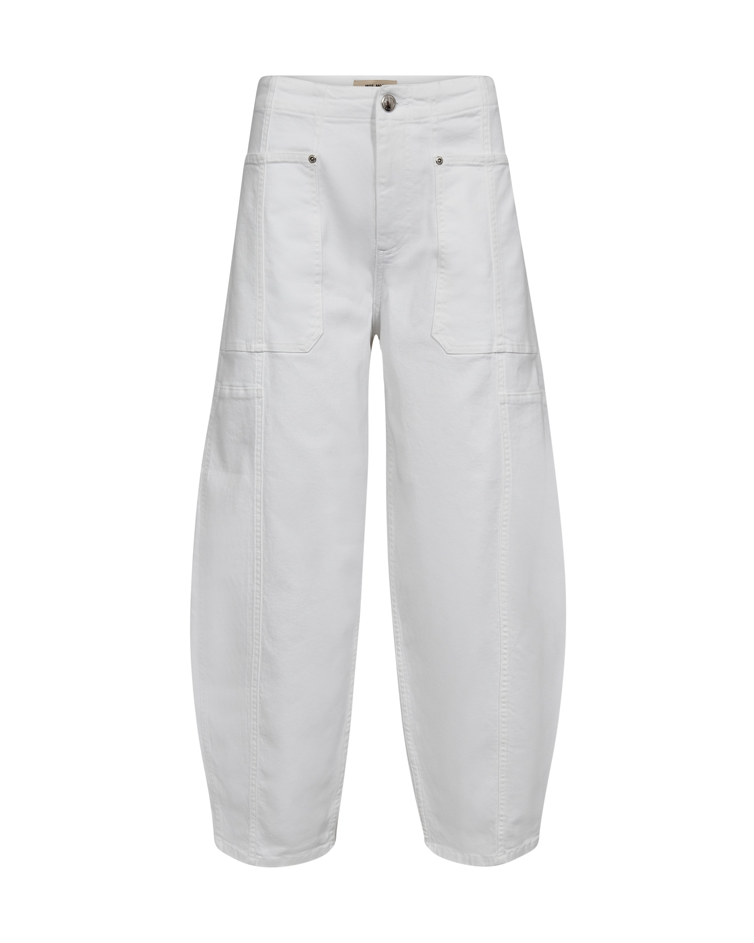 MOS MOSH Loose fit Jeans ' Rosy ' in White: front