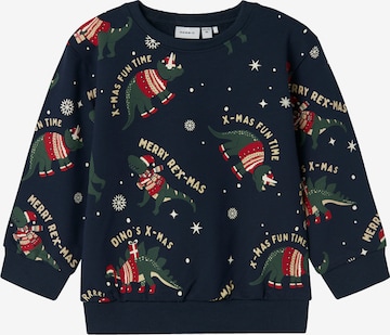 NAME IT Sweatshirt 'NMMROKA' in Blue: front