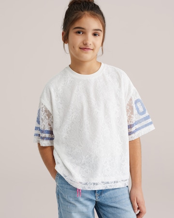 WE Fashion - Camisola em branco: frente