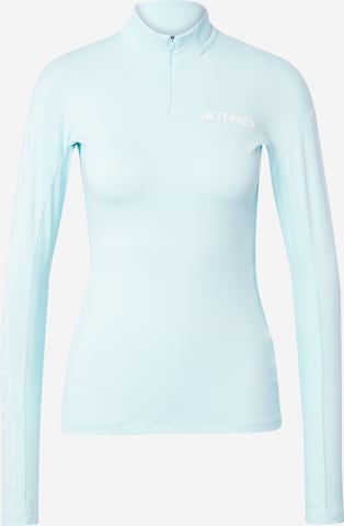mėlyna ADIDAS TERREX Sportiniai marškinėliai 'Xperior': priekis