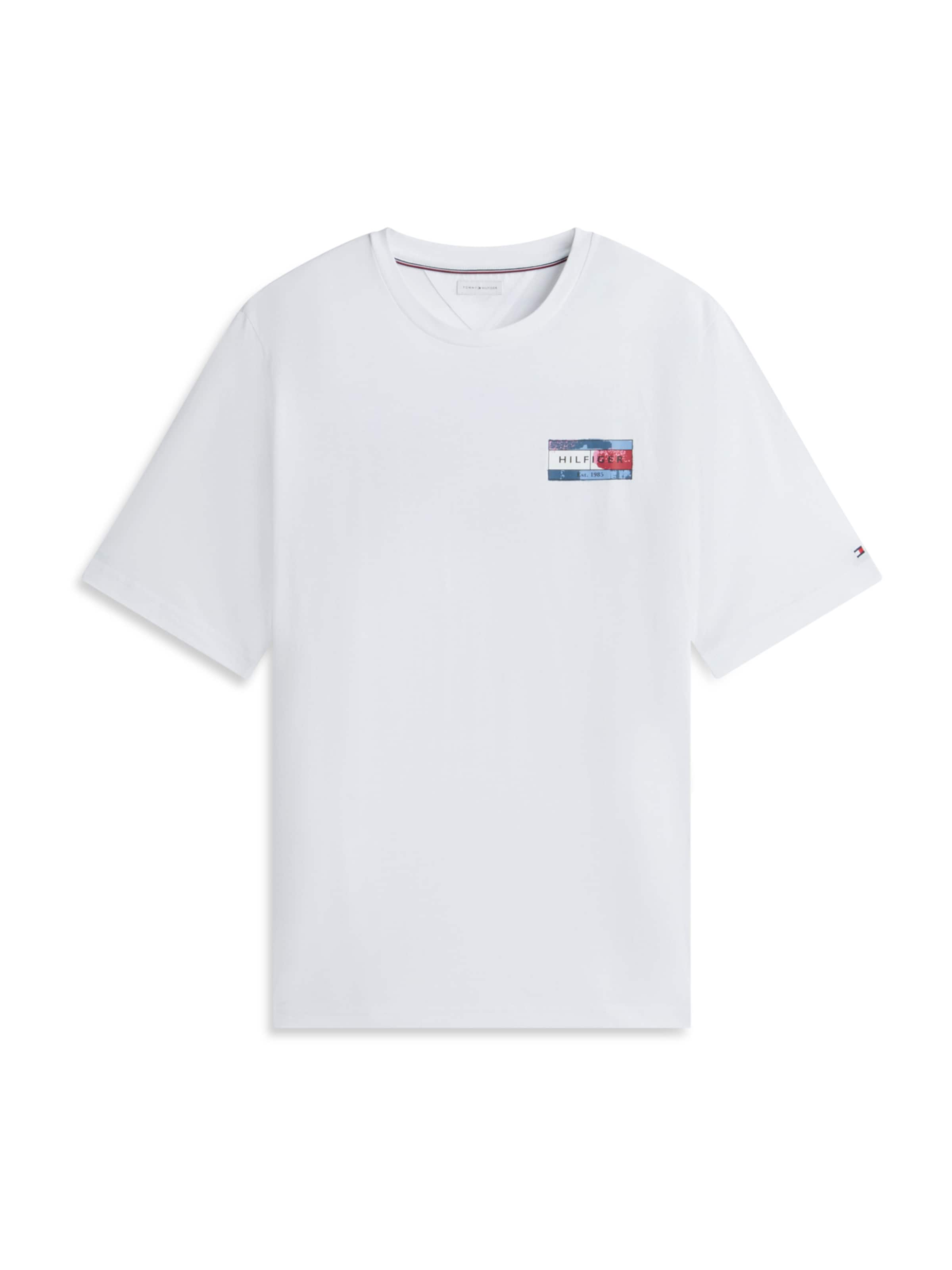 Tommy Hilfiger Big & Tall T-shirt i vit: framsida