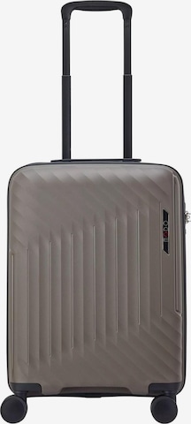 MODO by Roncato Wózek 'RONCATO TROLLEY CABINA 4R 55/20CM LUMEN Valigie e Trolley' w kolorze szary: przód