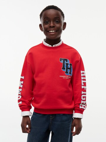 TOMMY HILFIGER - Sweatshirt em vermelho: frente