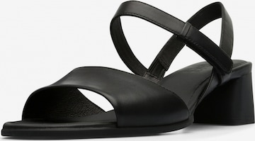 CAMPER Strap sandal 'Katie' in Black: front