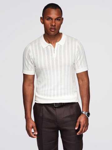 Ombre Shirt in Wit
