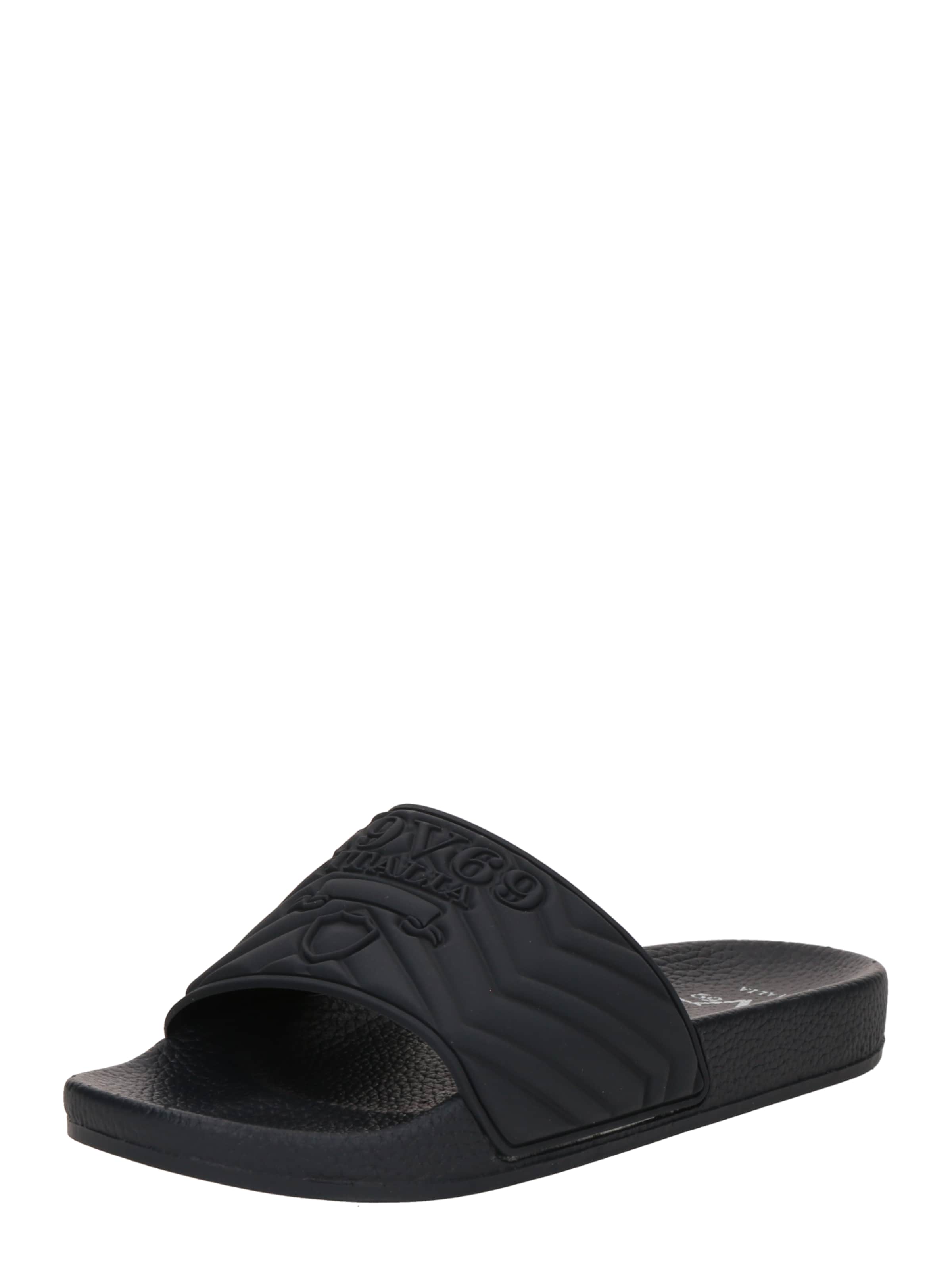 19V69 ITALIA Mule 'Yael' in Blue: front