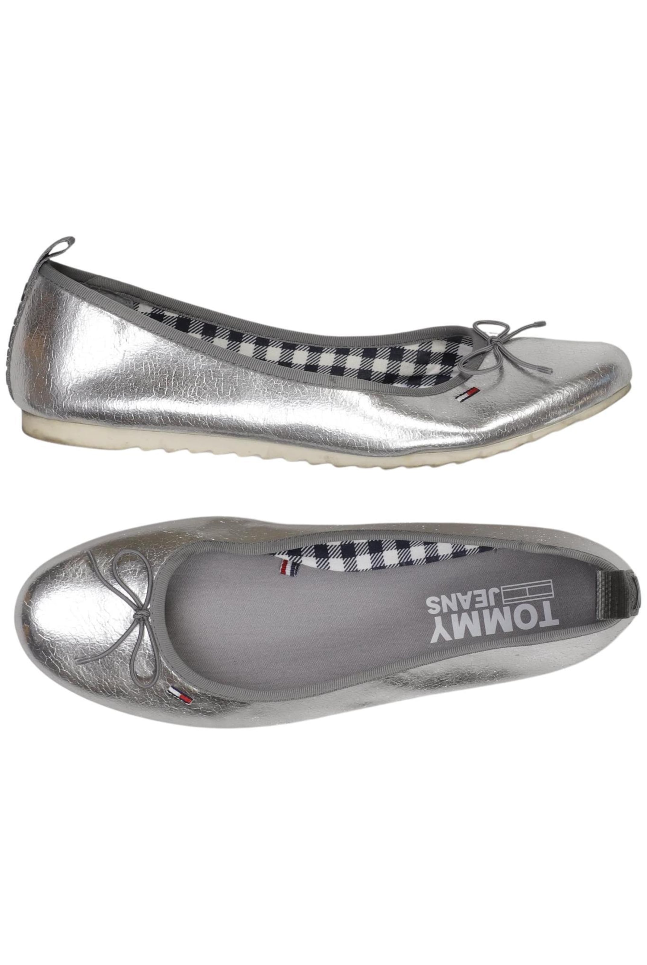Tommy Jeans Ballerina 42 in Silber: Vorderseite