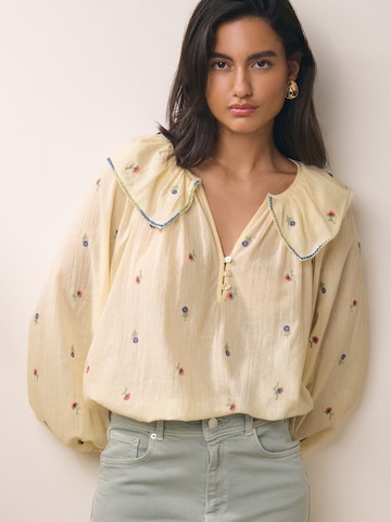Camicia da donna di Bhoem in beige: frontale