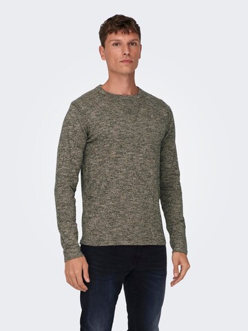 Only & Sons Pullover 'KYOTO' in Grau: Vorderseite