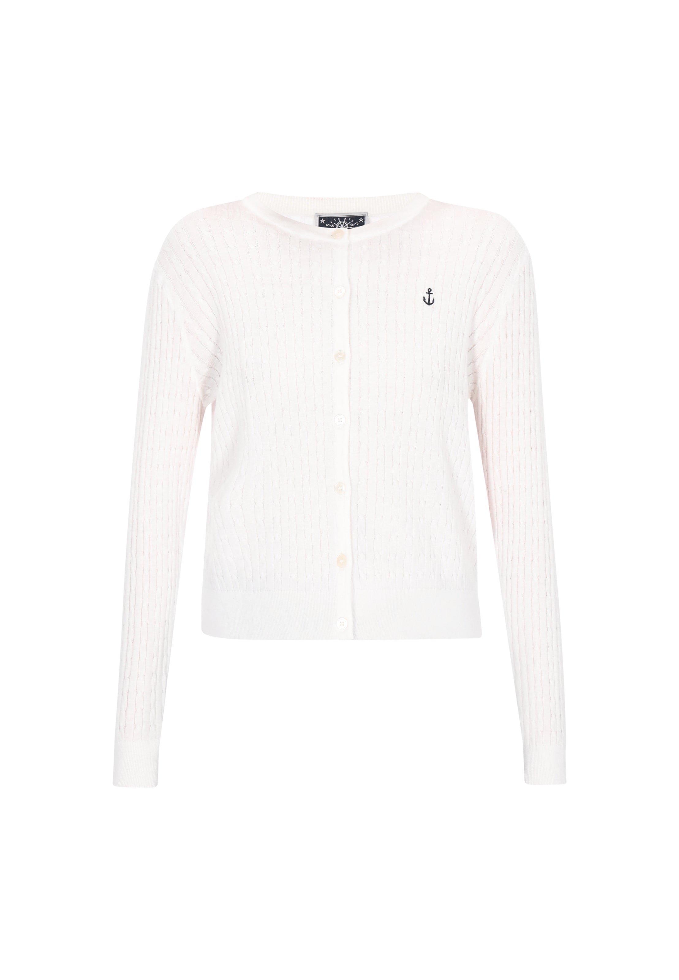 DreiMaster Maritim - Cárdigan en blanco: frente