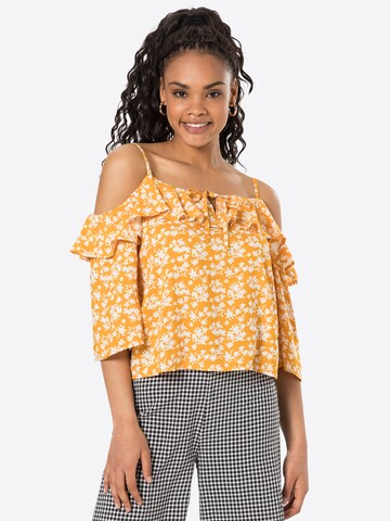 ABOUT YOU Blouse 'Jeanette' in Yellow: front