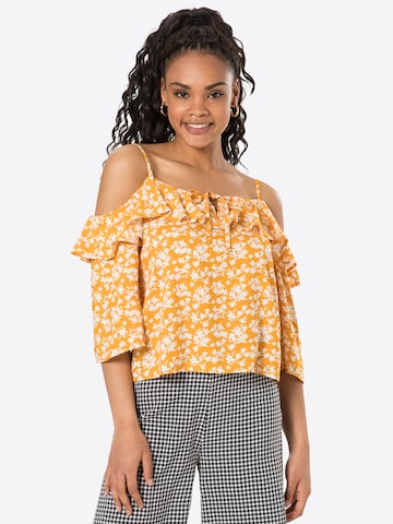 ABOUT YOU Blouse 'Jeanette' in Yellow: front