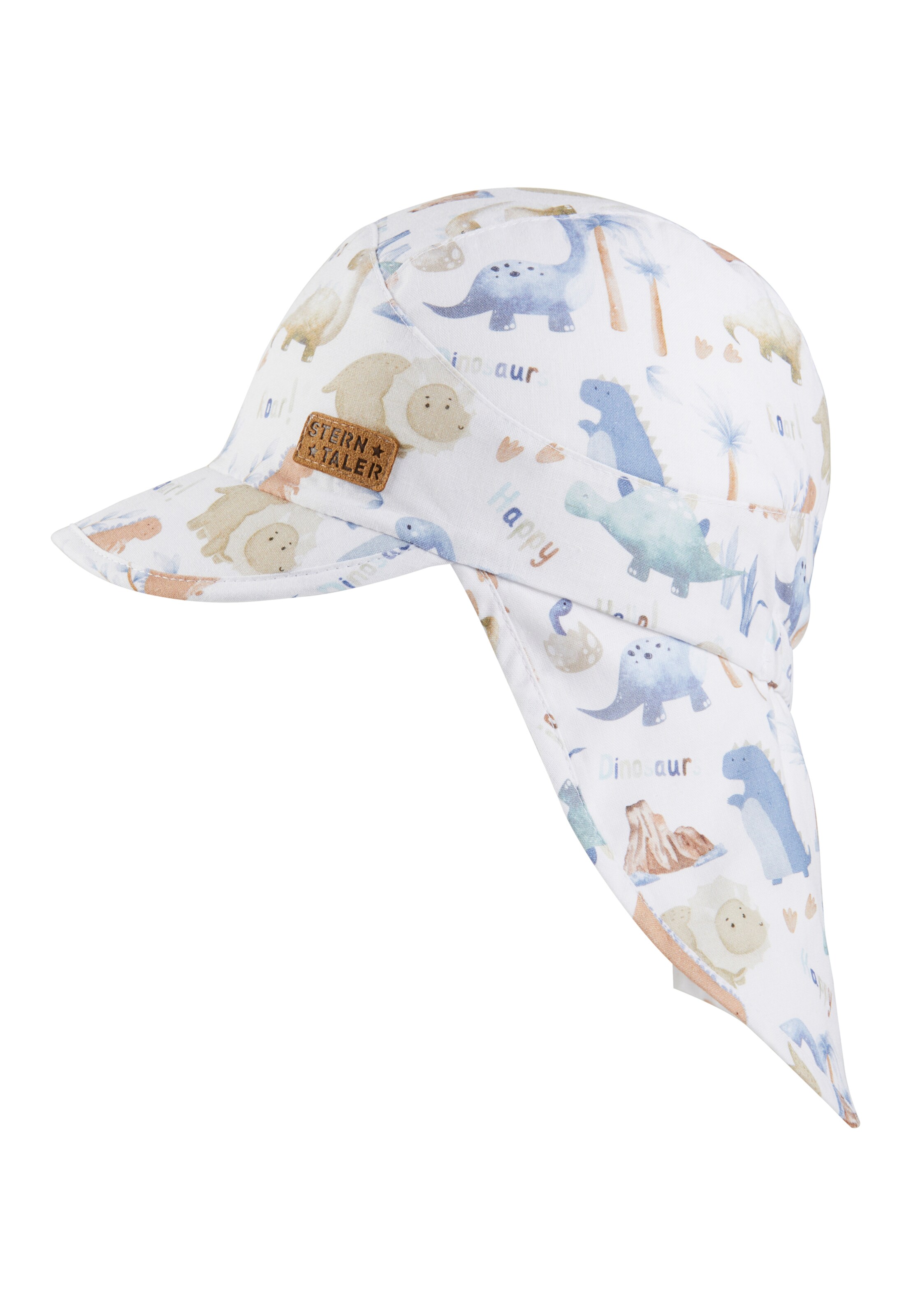 STERNTALER Schirmmütze  'Saurier' in Weiß