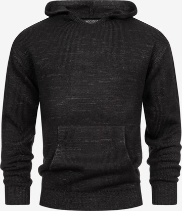 INDICODE JEANS Pullover ' Ledger ' in Schwarz: predná strana