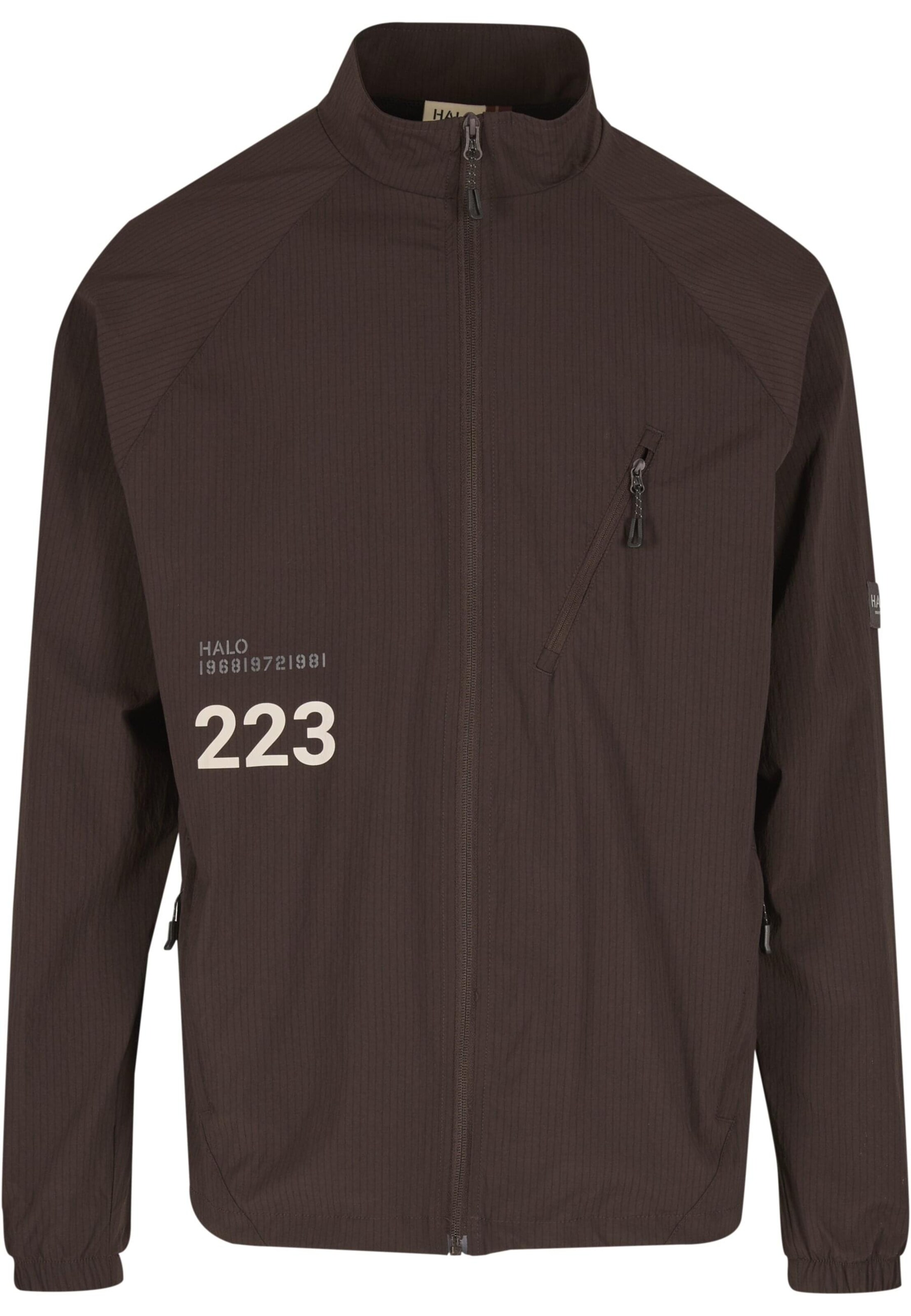 HALO Tussenjas 'Steel' in Bruin: voorkant