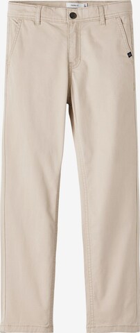 NAME IT Regular Broek 'Ryan' in Beige: voorkant