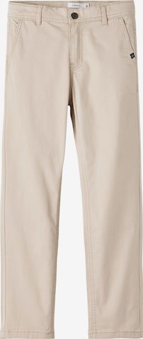 Pantalon 'Ryan' NAME IT en beige : devant