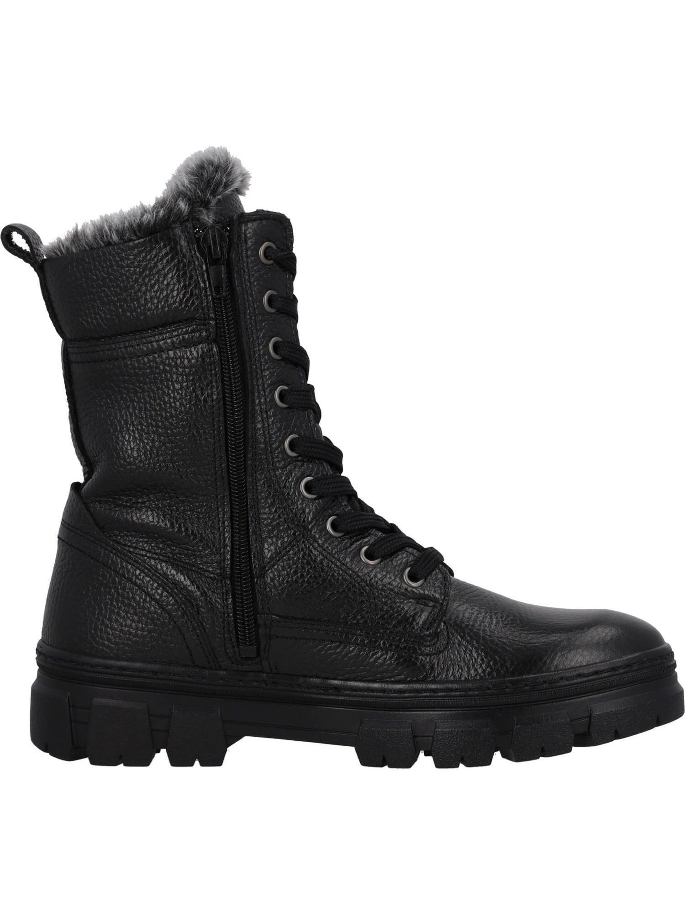 Bottines à lacets 'Lodcen' Palado en noir