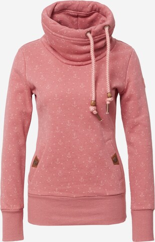 Ragwear Sweatshirt 'Rylie Marina' in Roze: voorkant