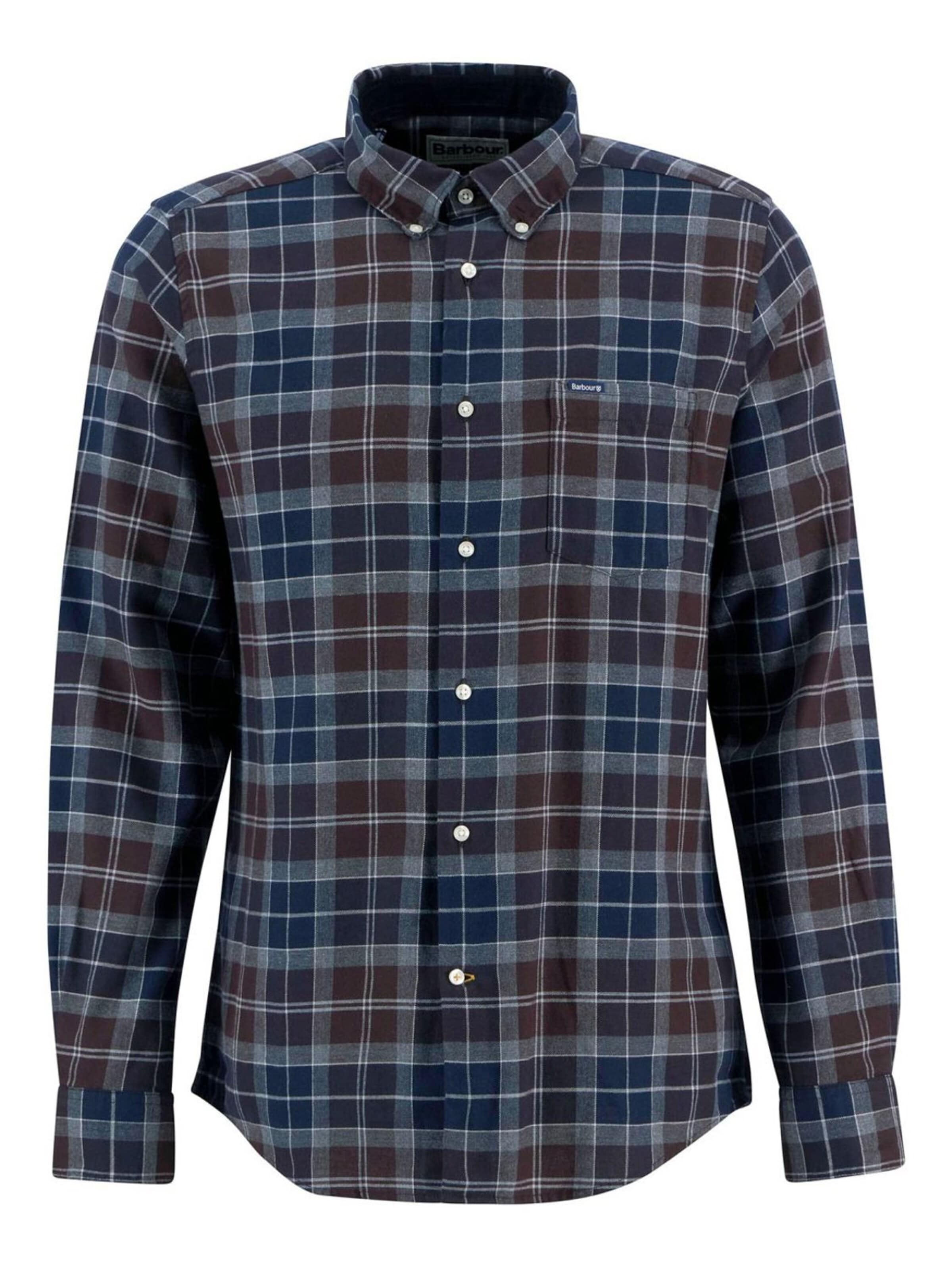 Barbour Regular fit Overhemd 'Fortrose' in Blauw: voorkant