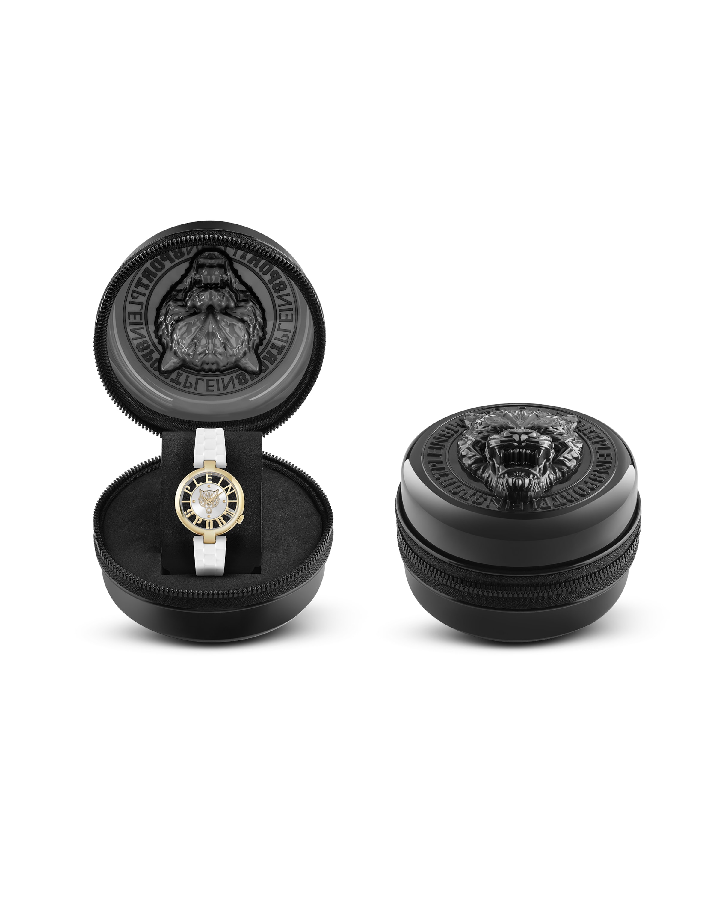 Orologio analogico 'Tiger' di Plein Sport in bianco