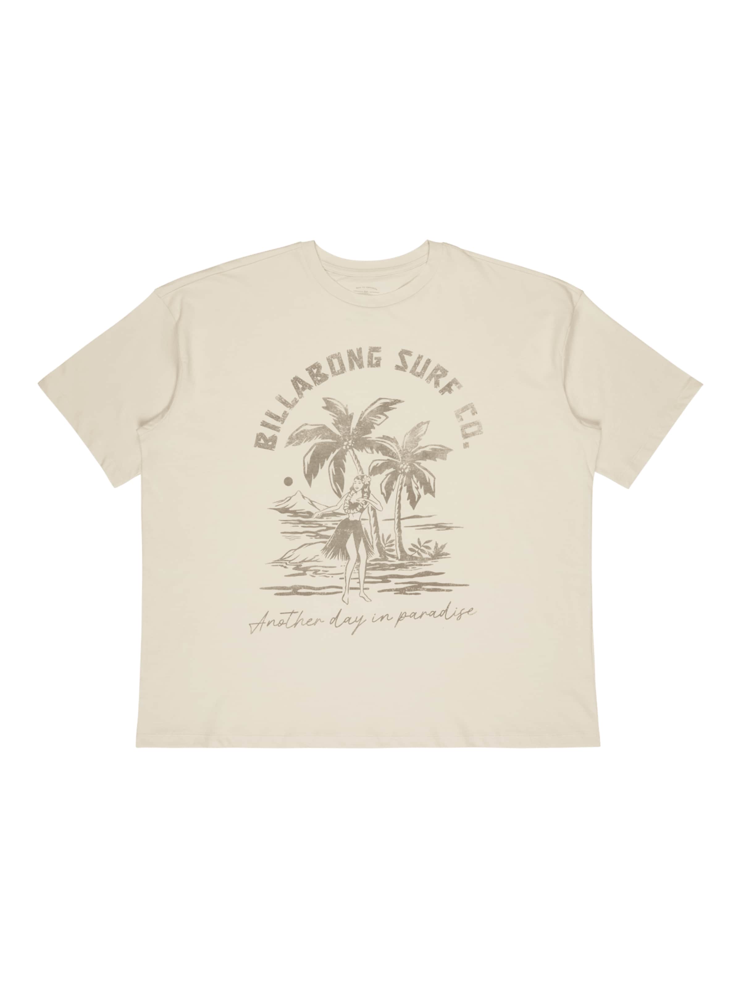 T-shirt 'This Is Tropica' BILLABONG en blanc : devant
