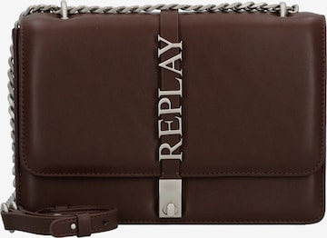 Sac à bandoulière REPLAY en marron : devant