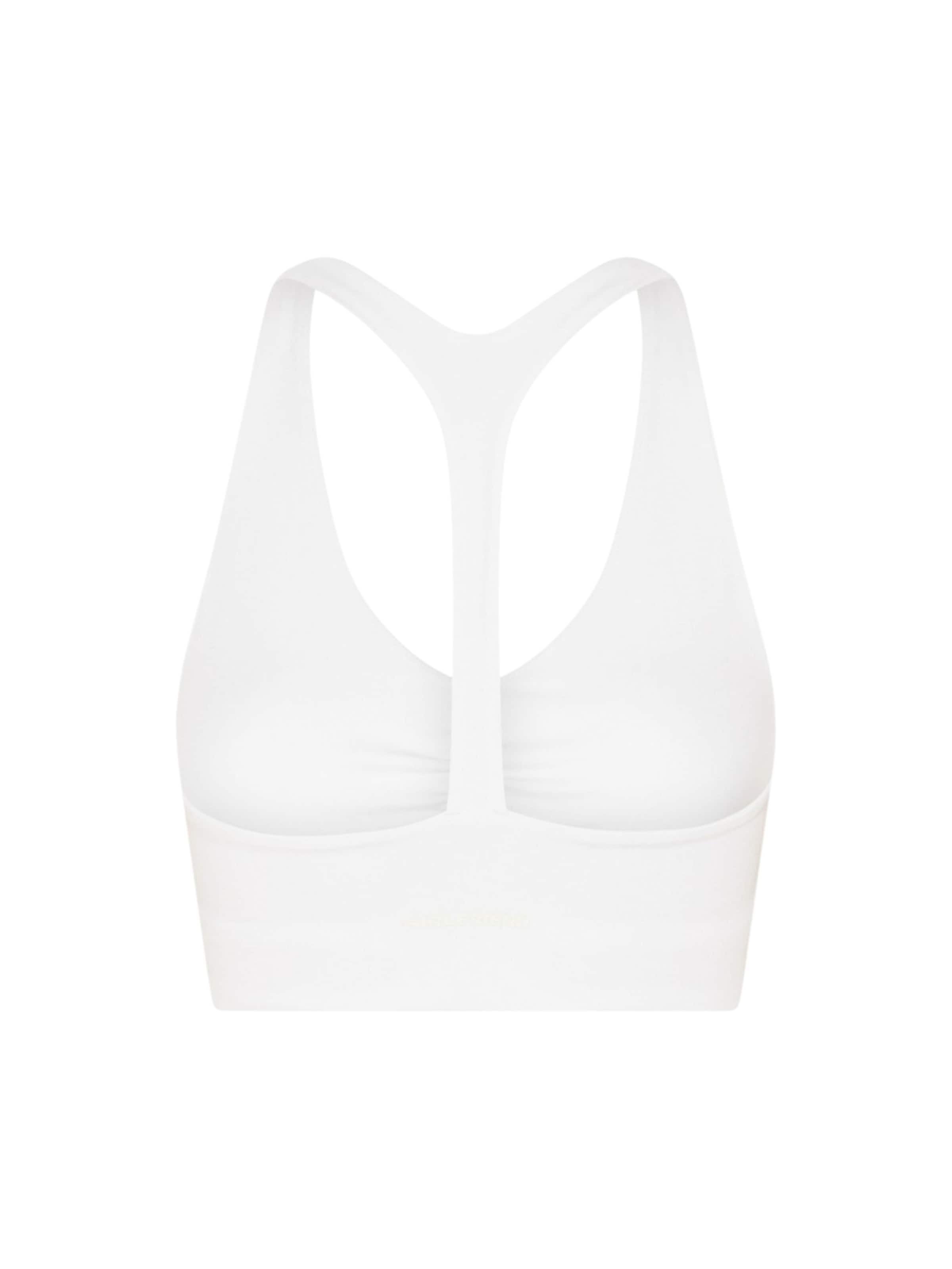 Top ' Stevie ' di Girlfriend Collective in bianco