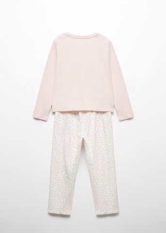 MANGO KIDS Pyjama 'Mask' in Pink