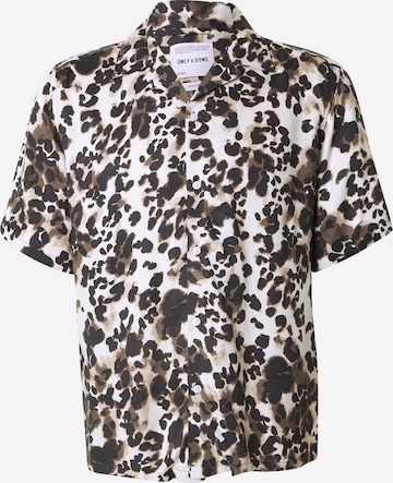 Chemise 'ONSROCKET' Only & Sons en blanc : devant