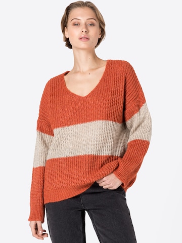 ZABAIONE - Pullover 'Luisa' em laranja: frente