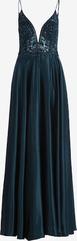 Robe de soirée Vera Mont en vert : devant