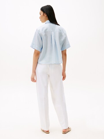TOMMY HILFIGER Bluse in Blau