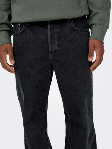 Only & Sons Slimfit Jeans in Schwarz