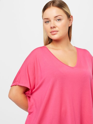 Vero Moda Curve - Camiseta 'AYA' en rosa