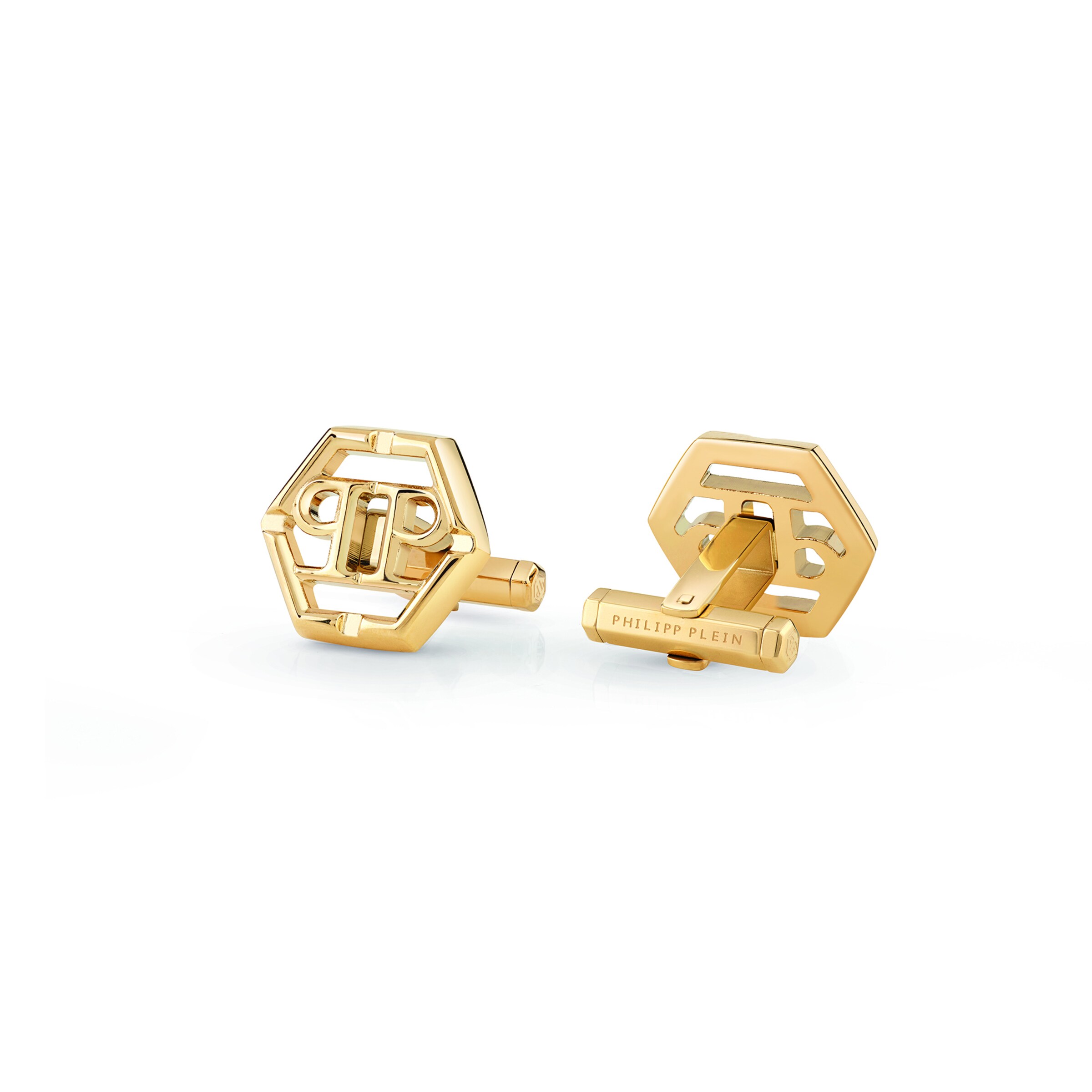 Philipp Plein Jewellery Cufflinks in Gold