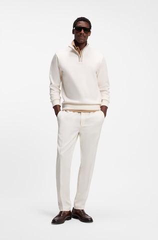 BOSS Sweatshirt ' Sidney ' in White